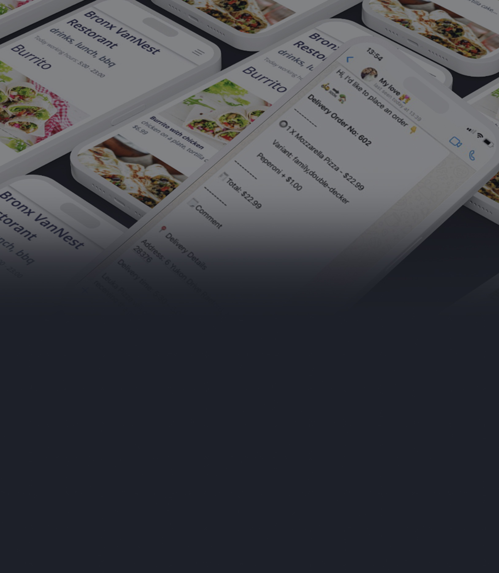 Beställning via WhatsApp